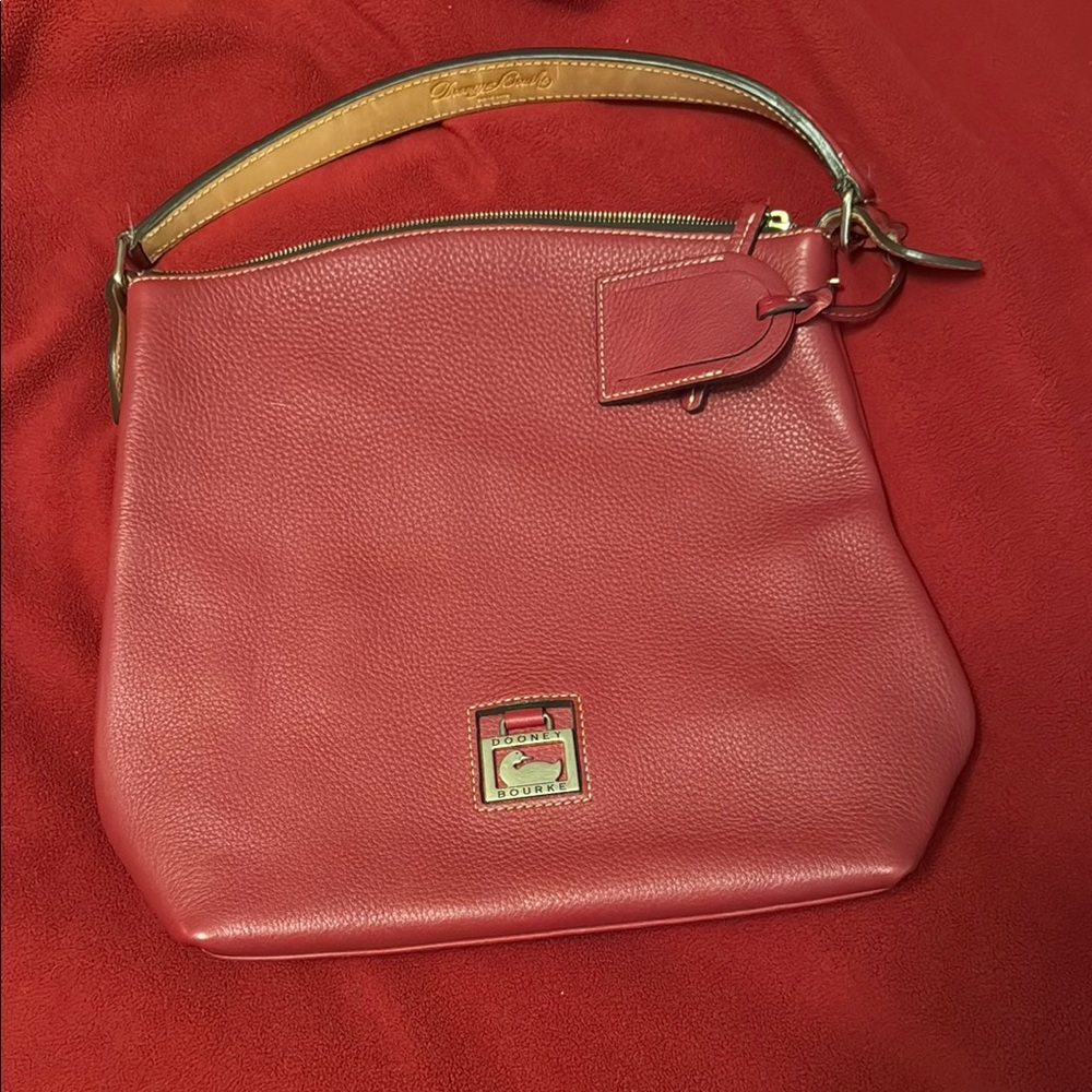 Dooney & Bourke Red Leather Shoulder Bag